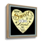Trinx How Sweet It Is To Bee Loved By You On Canvas Print | Wayfair How Sweet It Is To Bee Loved By You On Canvas Print