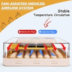 INKEDZ 56 Egg Incubator for Hatching Eggs with Automatic Egg Turning and Auto Humidification, Temperature Control, Egg Candler...