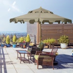 Arlmont & Co. Mimie 105.6'' Market Umbrella & Reviews | Wayfair Mimie 105.6'' Market Umbrella