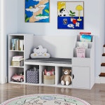 Harriet Bee Kids Bookshelf With Reading Nook | Wayfair