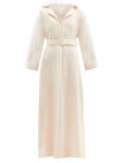 부희의류 | Belted wool-crepe dress | Marta Ferri | MATCHESFASHION FR