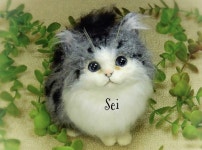 See&Buy씨앤바이 | ◆sei◆羊毛フェルト ノルウェージャンフォレストキャットの子猫♪ 猫 ハンドメイド /【Buyee】 "Buyee" 일본 통신 판매 상품・옥션의...