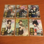 艦これ アーケード 秋刀魚mode F作業mode 鎮守府秋刀魚祭り 6枚セット 曙改 満潮改 多摩改 磯風改 時雨改二 敷波改 ホロ...