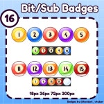 8 Ball Pool Badges - Hyokari - BOOTH