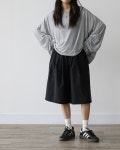 키미 Gnt Wide Nylon Half Pants