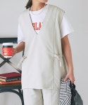 un dix cors(アンディコール)の「ツイードウエスト絞りベスト(ベスト)」 - WEAR