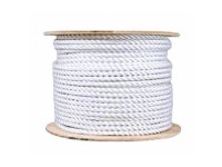 Mibro Group 235078 0.50 in. x 250 ft. White Solid Braided Nylon Rope - Newegg.com