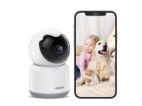 ANNKE 1080p WiFi Pan Tilt IP Camera, Two-Way Audio, Human Motion Detection, One-Touch Alarm, Cloud & Max. 128 GB Local Storage...