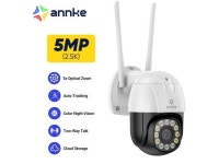ANNKE 5MP 5X Optical Zoom PTZ WiFi Security Camera, 350° Pan & 90° Tilt, Color Night Vision, Two-Way Audio, Cloud & Max. 128 GB...