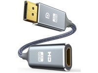 디피텍 | DisplayPort to HDMI Adapter 4K 30Hz,Snowkids DP to HDMI Converter,Gold-Plated Display Port Male to HDMI Female Connector...