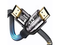 디피텍 | 8K HDMI 2.1 Cable 10 FT / 3M, 48Gbps High Speed Braided Cord 8K@60Hz 4K@120Hz HDCP 2.2 2.3 HDR 10 ARC & CL3 Rated Compatible with...