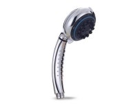 High Pressure Handheld Shower Head, 6 Spray Settings Pulse Massage Bathroom Showerhead, Round Adjustable Rain Showerhead - Newegg.com