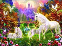 Castle Unicorns 1000 pc Jigsaw Puzzle by SunsOut - Newegg.com
