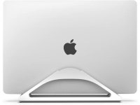 HumanCentric Vertical Laptop Stand for Desks (Silver) | Adjustable Holder to Dock Apple MacBook, MacBook Pro, and Other Laptops...