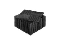VEVOR Interlocking Drainage Mat, 12 x 12 Modular Interlocking Cushion Durable PP Material, 12 Pcs Splicing Drainage Mats, Non...