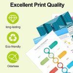 제이에이치엔터프라이즈 | greencycle 4 Pack 201X CF401X High-yield Compatible Toner Cartridge Replacement for HP 201X 201A CF401X CF401A Cyan Toner work...