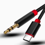 Type-C to 3.5mm for Apple 16 mobile phone car AUX audio cable iPhone15Promax connection cable Car player speaker Car subwoofer...