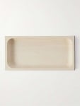 반석이네생선 | Cream Venezia Leather-Trimmed Wood Tray | BERLUTI | MR PORTER