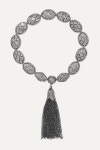 Silver Oxidized sterling silver, wood and diamond bracelet | Loree Rodkin | NET-A-PORTER