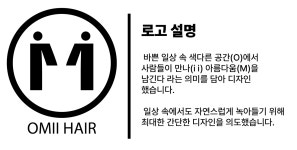OM HAIR(오엠헤어) | OMII HAIR(오미헤어) 로고 콘테스트 참여작 | 라우드소싱