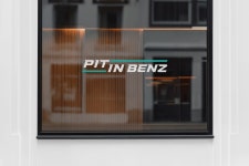류장헤어 | 피트 인 벤츠(PIT IN BENZ) 로고+명함 디자인 의뢰 사례 — 로고+명함 당선작