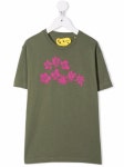 Off-White Kids OFF FLOWER TEE S/S MILITARY FUCHSIA - Farfetch