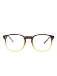 Oliver Peoples 핀리 그레이디언트 이펙트 안경 | 옐로 | FARFETCH KR