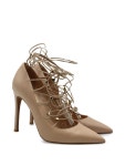 ㈜재우인터내셔날 | Valentino Garavani Pre-Owned 락스터드 레이스업 펌프스 | 핑크 | FARFETCH KR