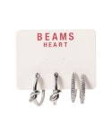 BEAMS HEART(ビームス ハート)ノット 2セット ピアス(セットアイテム)(アクセサリー ピアス(両耳用))通販|BEAMS BEAMS HEART...