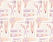 HAIRDRESSER by소영 | Behance의 Hair Stylist Pattern :: Behance Hair Stylist Pattern