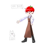 (모모 입니다)팀샐 마플,모모 - ibisPaint