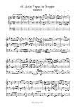 악보 > Music Arrange Studio - 43. Little Fugue in G major Gleisdorf (작곡한 푸가 악보)