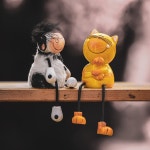 Friends Figures Cow - Free photo on Pixabay Free Image on Pixabay - Friends, Figures, Cow, Cat, Funny