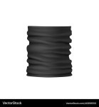 Bandana face buff model for male winter garment Vector Image Bandana face buff model for male winter garment vector image on...