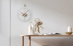 주식회사 스페로이언 | 시계 하나로 완벽한 인테리어 WIRE CLOCK.MINI .natural by 주식회사 이언