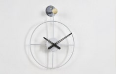 주식회사 스페로이언 | 시계 하나로 완벽한 인테리어 WIRE CLOCK.MINI .natural by 주식회사 이언