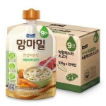 하프클럽 맘마밀 안심이유식 녹황야채와소고기 (9개월) 100g x 10팩