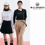 MU SPORTS 엠유 소프트기모 하이넥 스냅 티셔츠 2종