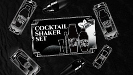 내 방을 청담동 바(Bar)로 만드는 조주기능사 블랙 칵테일 셰이커 세트 by 주식회사 이코노미 개츠비