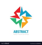 Abstract concept logo social media sign business Vector Image Abstract concept logo social media sign business vector image on...
