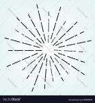 Vintage radial line sunburst graphic logo art Vector Image Vintage radial line sunburst graphic logo art vector image on VectorStock