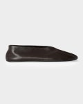 The Row Stella Leather Slippers | Lyst