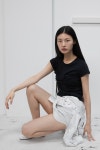 케이엔엔라이프(주)리본마트지점 | RIBBON KNOT FRONT TOP / NAVY :상세정보 - HAGO(하고)