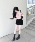 잇츠민 백포인트*반전매력🩷 케이브 골지 스퀘어넥 캡소매 뒷트임... (4color) 잇츠민 백포인트*반전매력🩷 케이브 골지 스퀘어넥 캡소매...