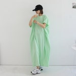 애플망고샵 빅사이즈 뽐나나 무지 롱원피스