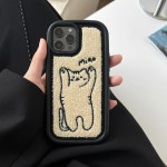 ((미진열))블링블링케이스 뽀글이 냥이 아이폰 젤리 케이스