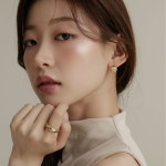 골드앤디어 골드앤디어 14KGP 뮤트 블루밍 반지