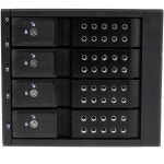 StarTech.com HSB4SATSASBA 4 Bay Aluminum Trayless Hot Swap Mobile Rack Backplane for 3.5in SAS II/SATA III - 6 Gbps HDD - Newegg.com
