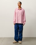 스투시 STUSSY 옥스포드 셔츠 핑크 스트라이프 - 울랄라 편집샵 스투시 STUSSY 옥스포드 셔츠 핑크 스트라이프