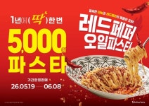 점심값 부담 낮춘다…롤링파스타, 5000원 파스타 출시